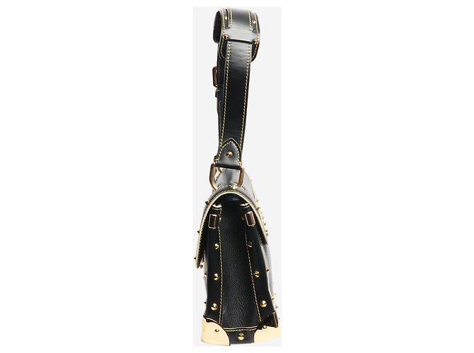 Louis Vuitton Borsa a tracolla nera con borchie 2007 Nero - vista 2