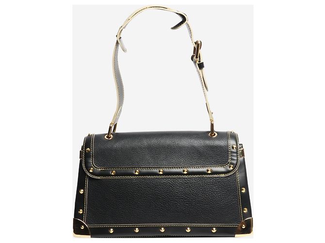 Louis Vuitton Borsa a tracolla nera con borchie 2007 Nero - vista 3