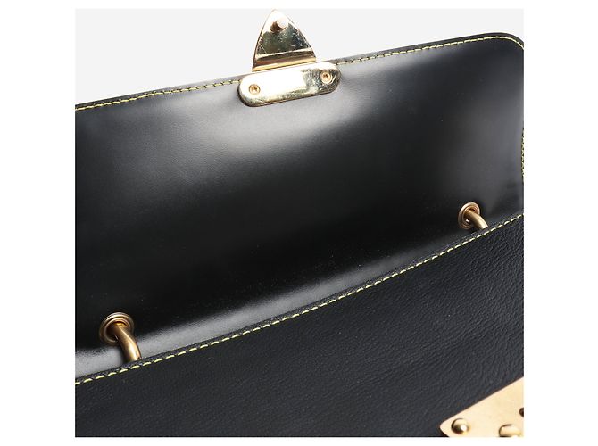 Louis Vuitton Borsa a tracolla nera con borchie 2007 Nero - vista 7