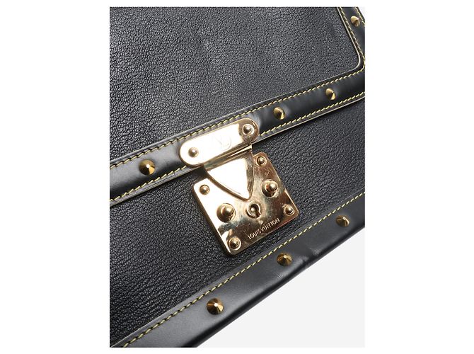 Louis Vuitton Borsa a tracolla nera con borchie 2007 Nero - vista 8