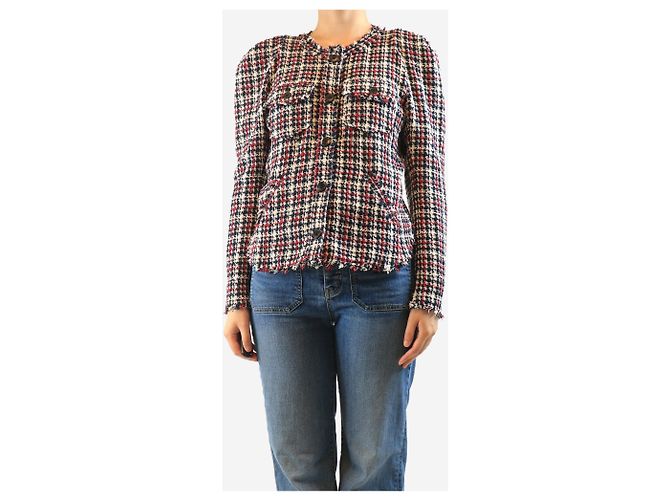 Isabel Marant Etoile Nelly Tweed-Jacke - Größe UK 10 Mehrfarben - Ansicht 3