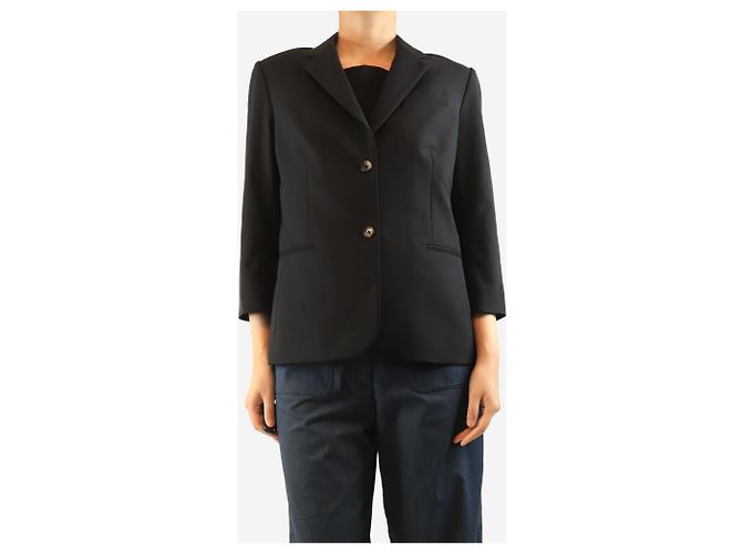 The row Blazer aus Wollmischung schwarz - Größe UK 16 - Ansicht 3