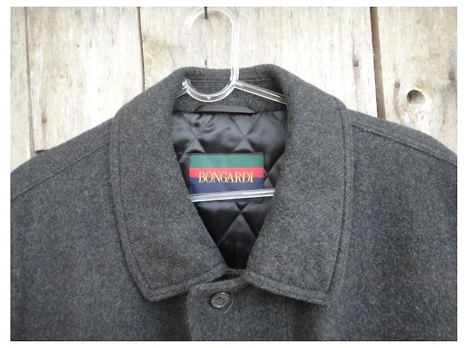 Autre Marque Cappotto Loden Bongardi in lana e alpaca Grigio - vista 2