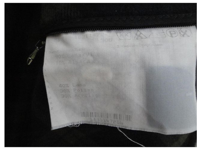 Autre Marque Cappotto Loden Bongardi in lana e alpaca Grigio - vista 7