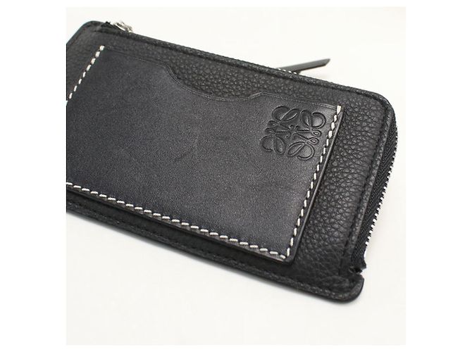 Monedero de piel de becerro negro Loewe - vista 4