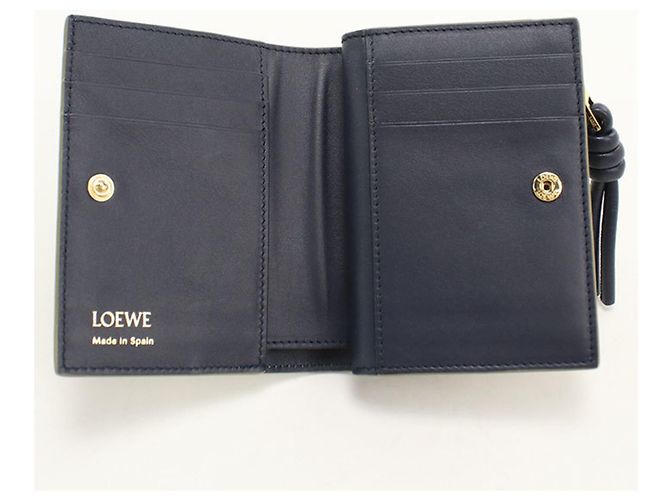Cartera Bi-Fold Loewe en Khaki Caqui - vista 3