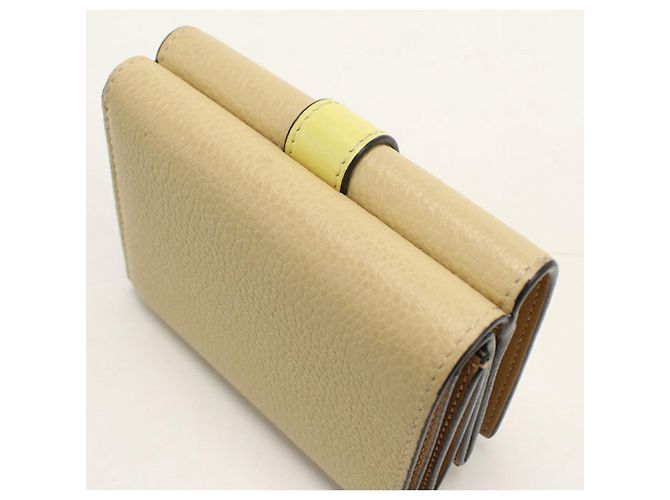 Loewe Tri-fold Wallet Beige - view 8