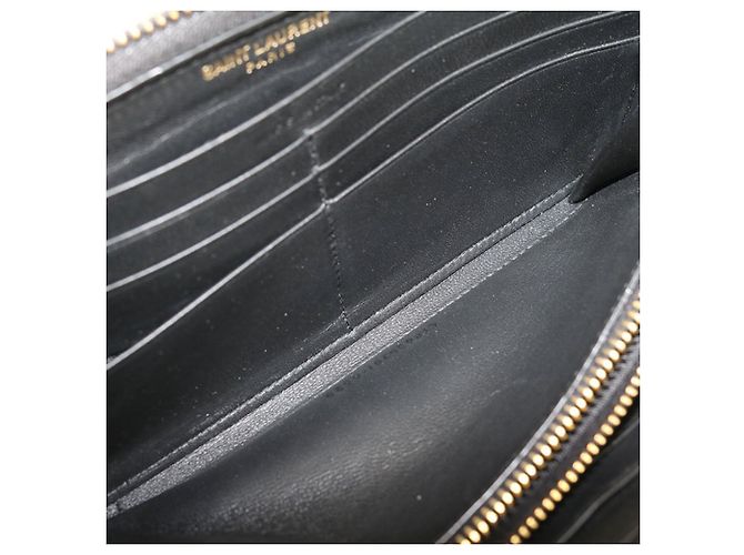 Cassandra Saint Laurent Long Wallet Schwarz - Ansicht 4