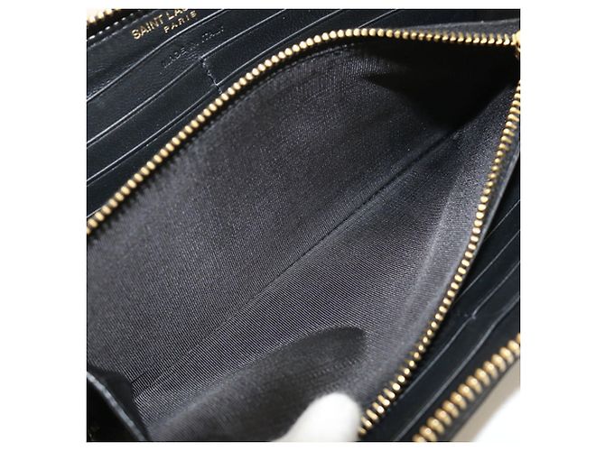 Cassandra Saint Laurent Long Wallet Schwarz - Ansicht 5