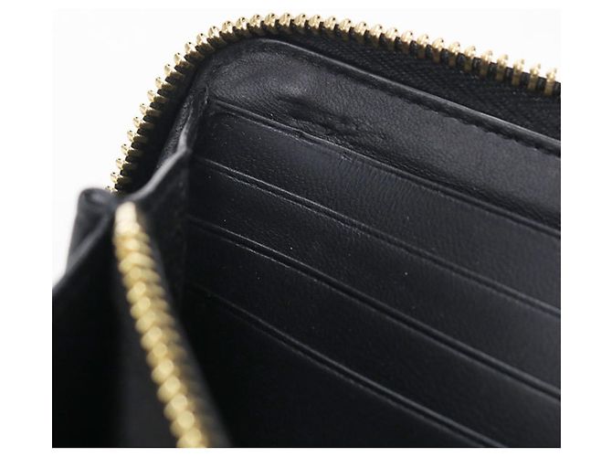 Cassandra Saint Laurent Long Wallet Schwarz - Ansicht 6