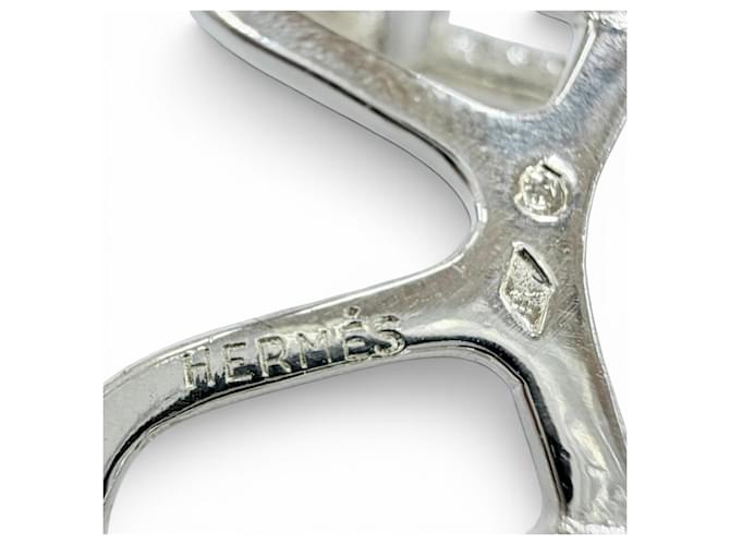 Hermès Gemelli Hermes Vintage 925 Chaine d'Ancre Argento - vista 7