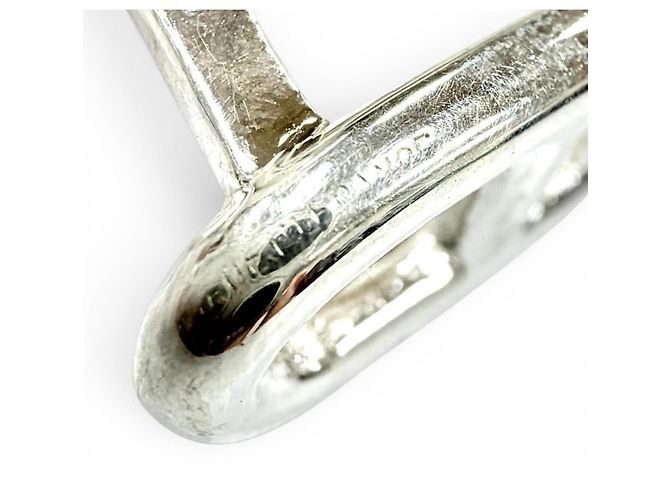Hermès Gemelli Hermes Vintage 925 Chaine d'Ancre Argento - vista 8