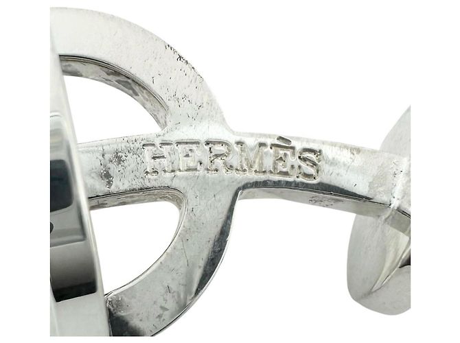 Hermès Gemelli rotondi in madreperla SV925 Hermes Argento - vista 6