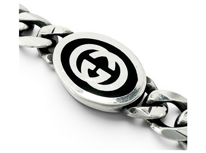 Pulsera con charm Interlocking G Gucci Plata - vista 6