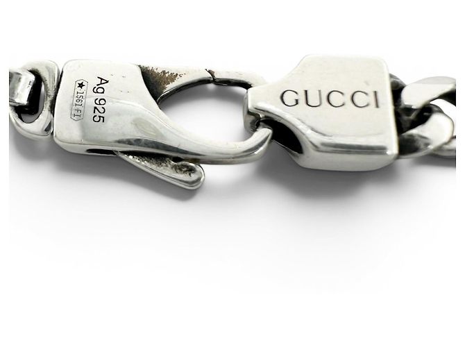 Pulsera con charm Interlocking G Gucci Plata - vista 7