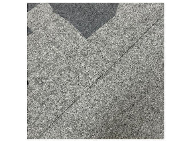 Hermès Sciarpa in cashmere HERMES Verquis Love Marrone - vista 4