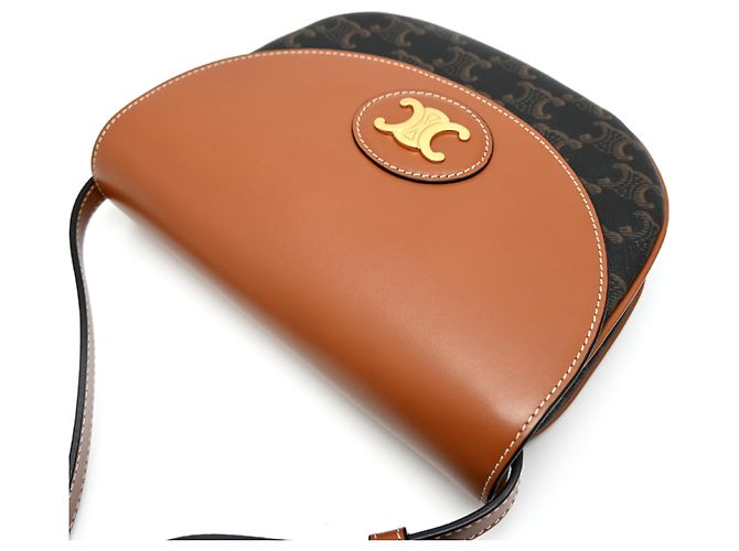 Céline Borsa a tracolla in pelle da donna Celine Bezastrionf Triomphe - vista 3
