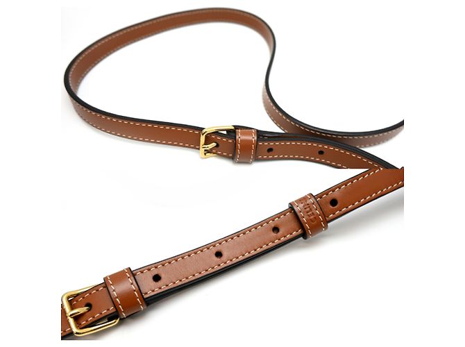 Céline Borsa a tracolla in pelle da donna Celine Bezastrionf Triomphe - vista 5