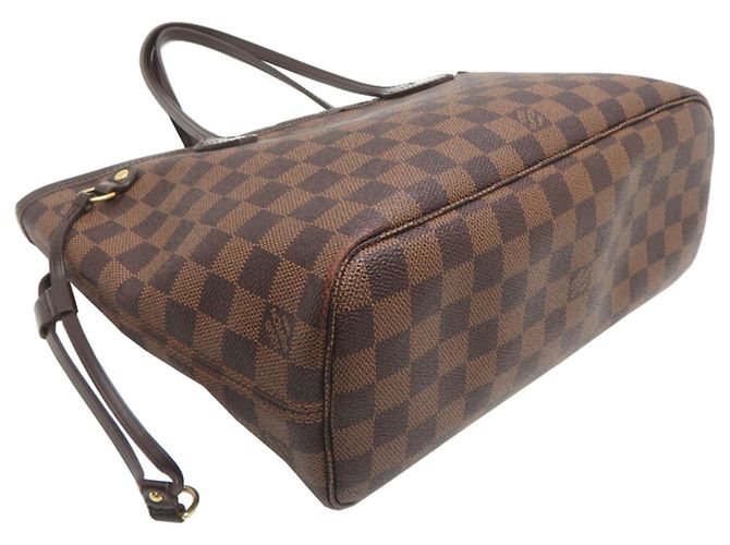 Borsa Tote da donna Louis Vuitton Neverfull PM Marrone - vista 3