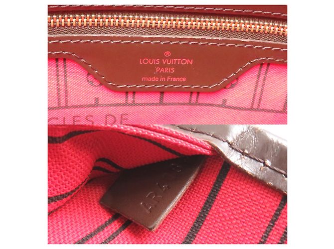 Borsa Tote da donna Louis Vuitton Neverfull PM Marrone - vista 7