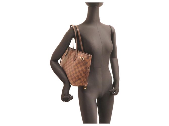 Borsa Tote da donna Louis Vuitton Neverfull PM Marrone - vista 8