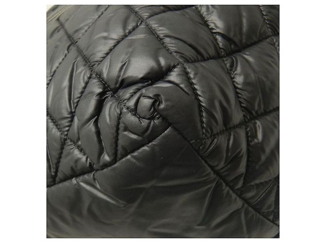 Tote Chanel Black Small Quilted Nylon Coco Cocoon Nero - vista 13