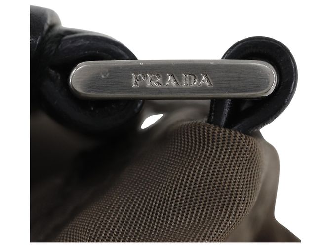 Prada Shoulder Bag Brown Tessuto Braun - Ansicht 8