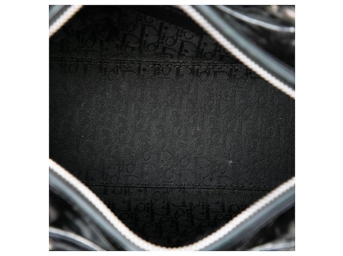 Dior Lady Dior Cannage nero vernice misura Medium - vista 4