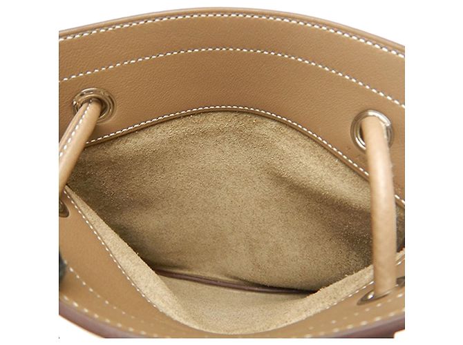 Hermès Mini Swift Aline Tasche Braun Taupe - Ansicht 4