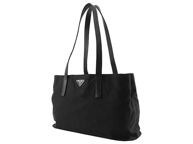 Prada Black Tessuto Tote Schwarz - Ansicht 2