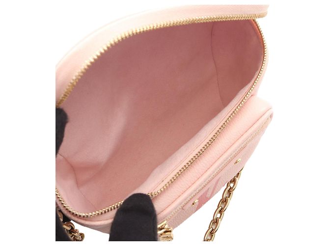 Mini bumbag Louis Vuitton Pink Monogram Empreinte Giant By The Pool Rosa - vista 3