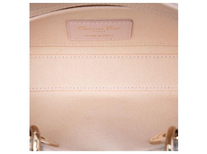 Dior Pink Small Denim Macrocannage Lady D Joy - vista 4