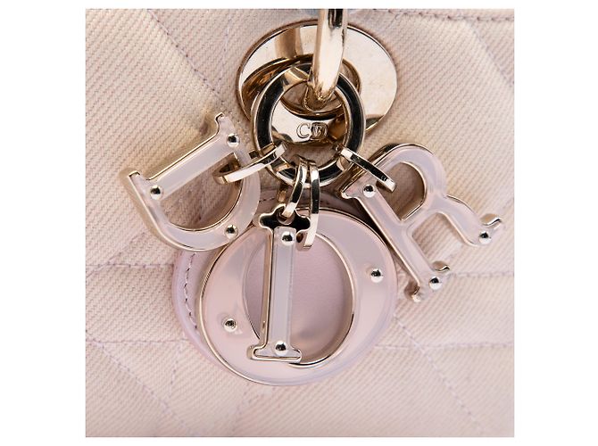 Dior Pink Small Denim Macrocannage Lady D Joy - vista 5