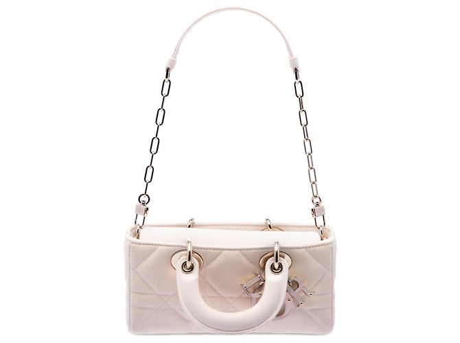 Dior Pink Small Denim Macrocannage Lady D Joy - vista 6