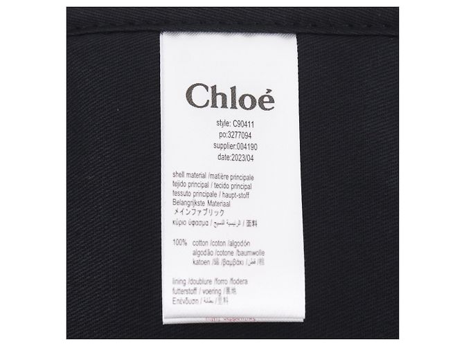 Borsa cambio Chloé in tela nera Nero - vista 6