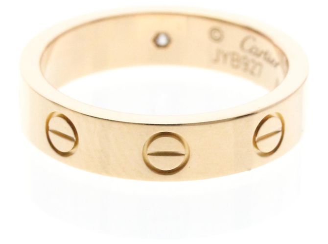 Anello Cartier Mini Love con 1 Diamante in Oro Rosa D'oro - vista 3