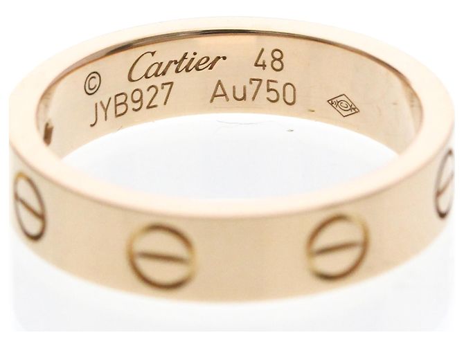 Anello Cartier Mini Love con 1 Diamante in Oro Rosa D'oro - vista 6