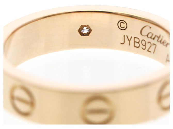Anello Cartier Mini Love con 1 Diamante in Oro Rosa D'oro - vista 8