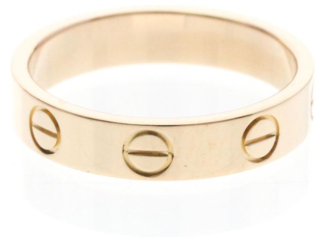 Anello Mini Love di Cartier in oro rosa D'oro - vista 3
