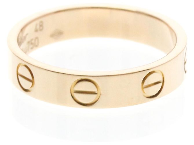 Anello Mini Love di Cartier in oro rosa D'oro - vista 4