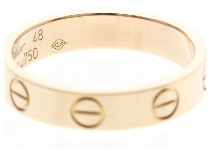 Anello Mini Love di Cartier in oro rosa D'oro - vista 8