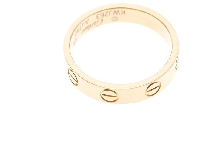 Anello Mini Love di Cartier in oro rosa D'oro - vista 9