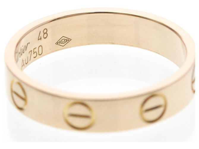 Anello Cartier Mini Love in oro rosa (18K) D'oro - vista 8