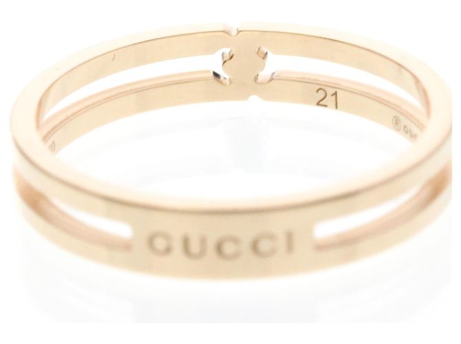 Anello Infinity in oro rosa Gucci D'oro - vista 5
