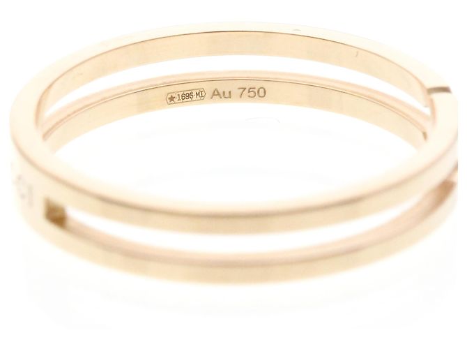 Anello Infinity in oro rosa Gucci D'oro - vista 8