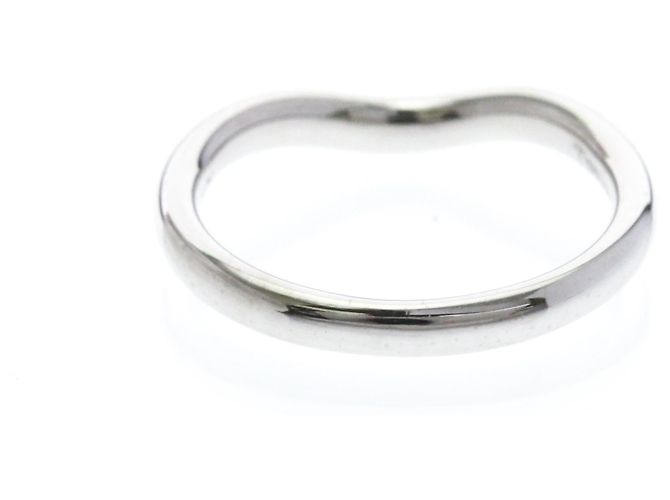 Tiffany & Co Tiffany Curved Band Ring mit 3 Diamonds Silber - Ansicht 3