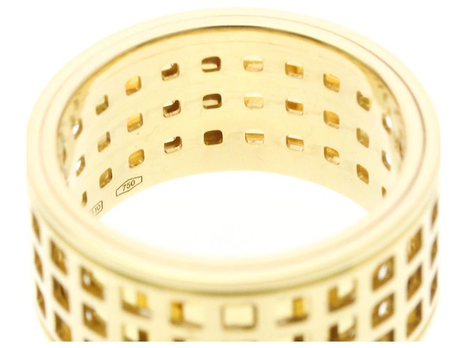 Gucci Scroll breiter Ring in Gelbgold Golden - Ansicht 7