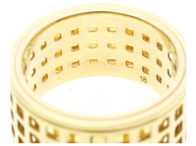 Gucci Scroll breiter Ring in Gelbgold Golden - Ansicht 8