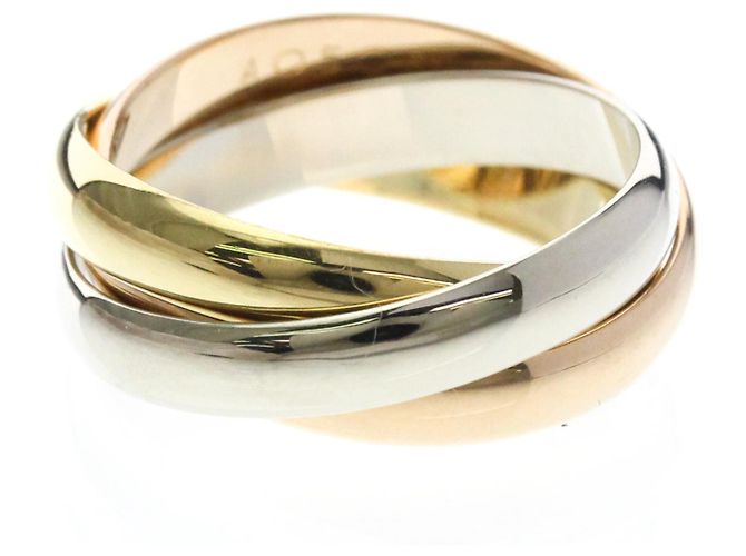 Anillo Trinity de Cartier en Oro de 18K Dorado - vista 3