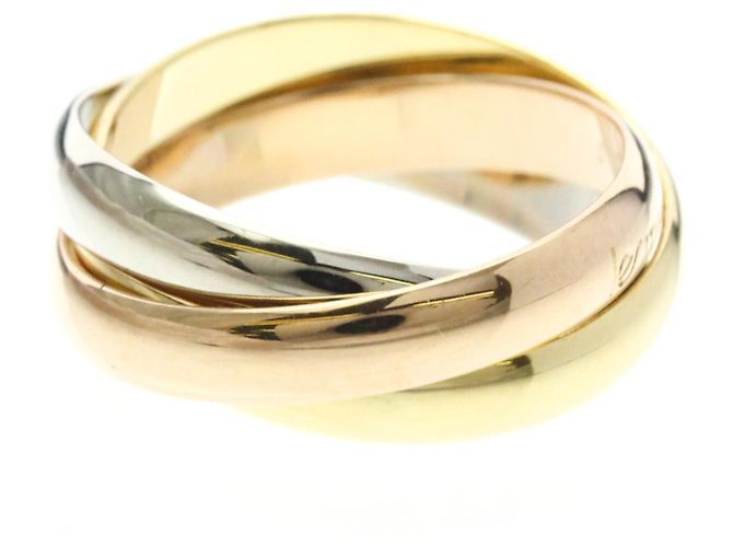 Anillo Trinity de Cartier en Oro de 18K Dorado - vista 4